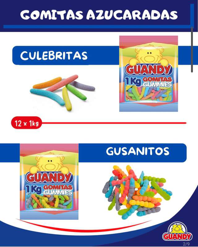 Gomitas: culebritas y gusanitos