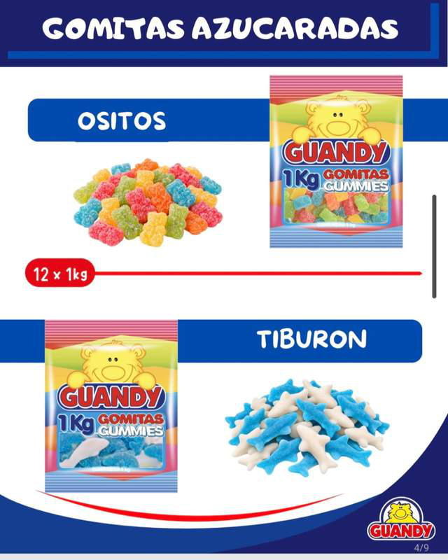 Gomitas: ositos y tiburones